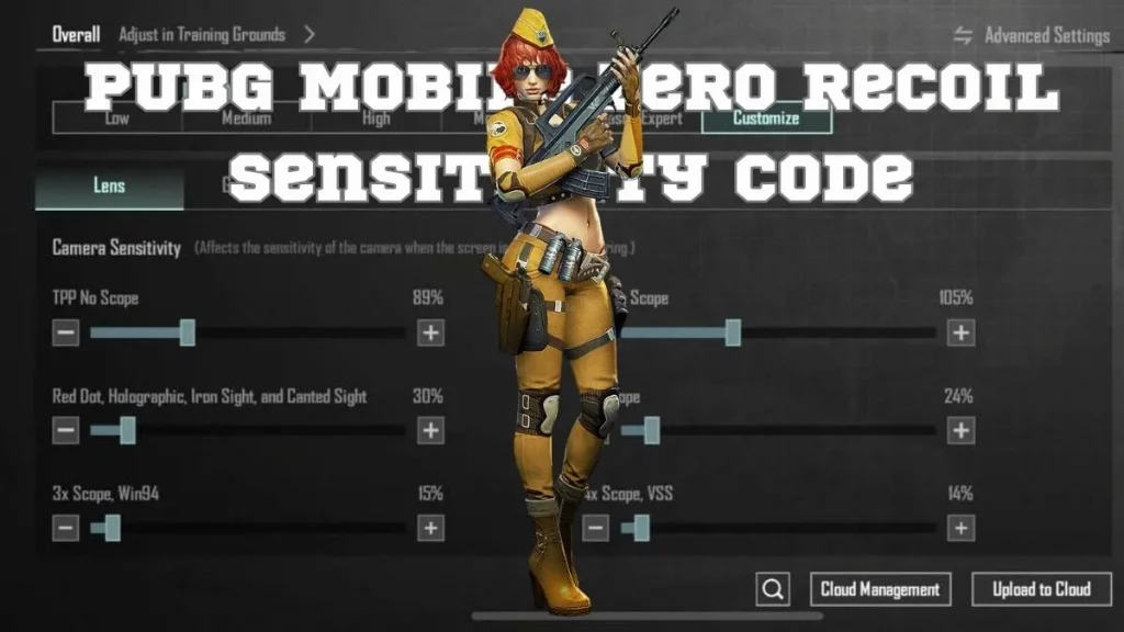 PUBG Mobile Zero Recoil Sensitivity Code 2025 PUBG Mobile Zero Recoil Sensitivity Code 2025