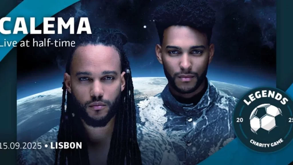 Calema Will Perform In The Lisbon Legends Charity Game Calema Will Play In The Lisbon Legends Charity Game