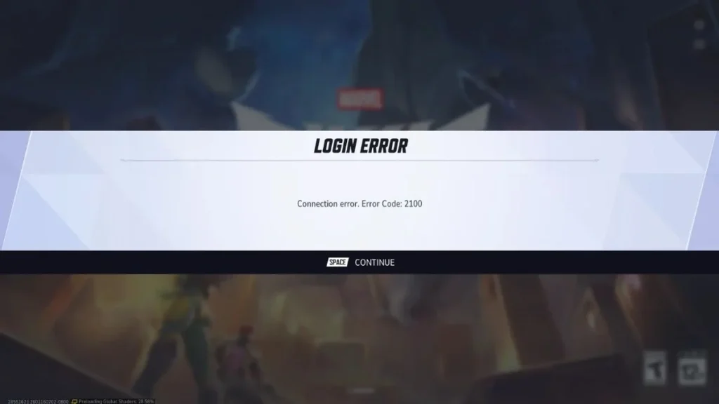 Marvel Rivals Error 2100 Fix: How To Solve Login Problems Fast
