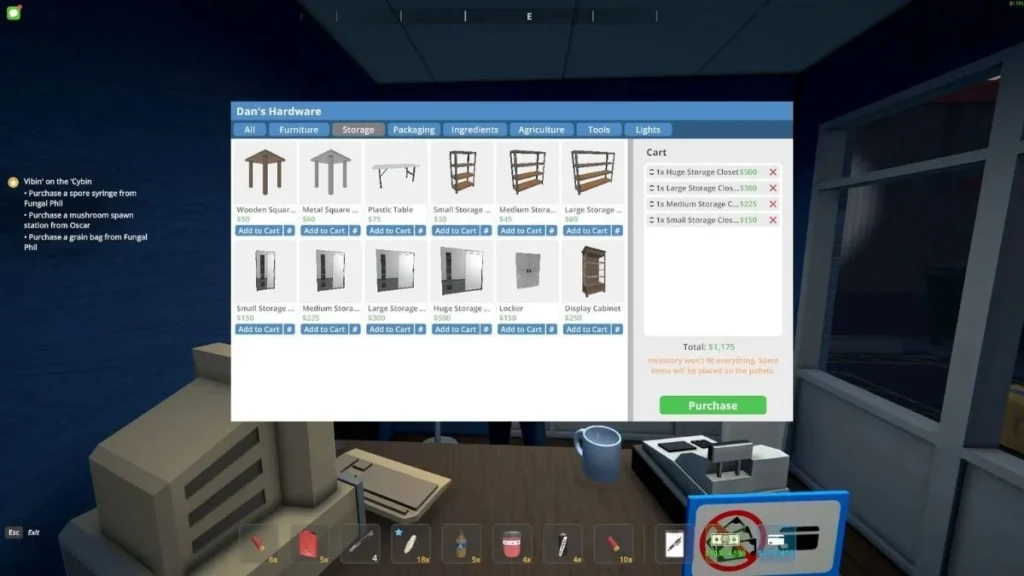 How To Get Storage Closets In Schedule 1 (v0.4.3 Update Guide) How To Get Storage Closets In Schedule 1 (v0.4.3 Update Guide)
