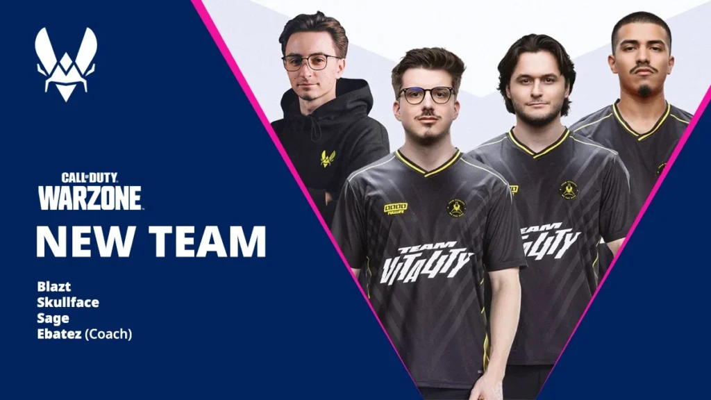 Team Vitality Returns To Warzone! New 2026 Roster Revealed