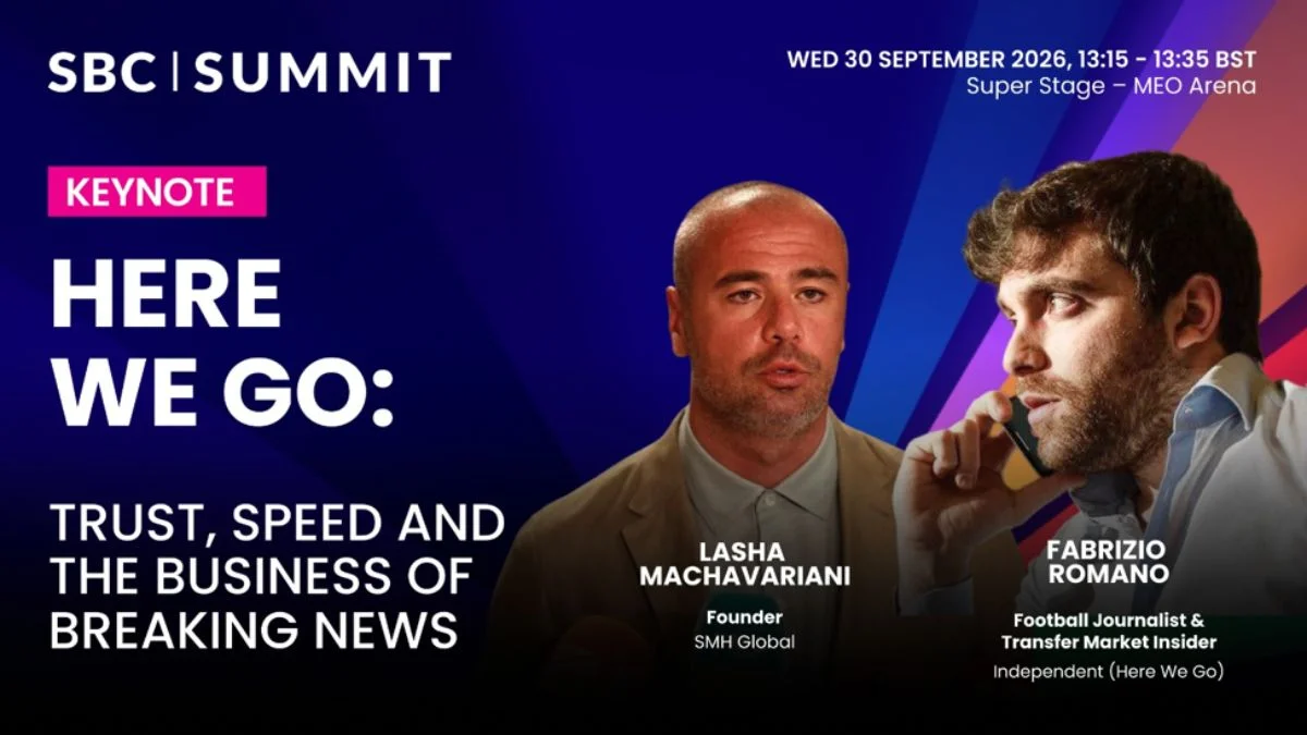 Here We Go! Superstar Transfer Journalist Fabrizio Romano to Headline SBC Summit Here We Go! Superstar Transfer Journalist Fabrizio Romano to Headline SBC Summit